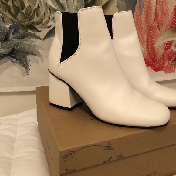 DSW Shoes - White Booties